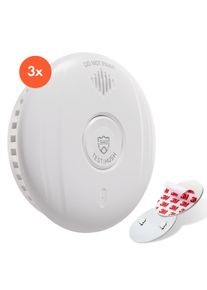 SHD by oneConcept, detektor kouře DOF Pro10, magnetick&yacute; drž&aacute;k, varovn&yacute; sign&aacute;l 85 dB, životnost bateri&iacute; 10 let