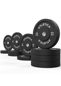 Bumperové kotouče | SET | Černá 190kg