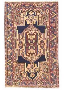 Hamedan Orientální koberec 130x210 Hnědý (Írán) Ručně Vázané