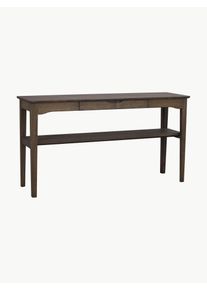 Rowico Home Konzolov&yacute; stolek z dubov&eacute;ho dřeva Markham Hněd&aacute; Dřevo, Masivn&iacute; dřevo &Scaron; 140 cm, V 75 cm