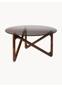 Dutch Bone Dutchbone Konferenční stolek z dubového dřeva Naia Hnědá V 40 cm, Š 80 cm