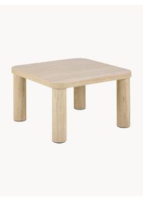 AC Design Konferenční stolek s travertinovým efektem Solano Béžová Š 60 cm, D 60 cm