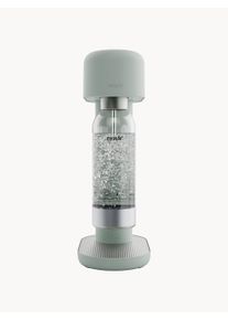 MYSODA V&yacute;robn&iacute;k perliv&eacute; vody s lahv&iacute; Ruby 2 Zelen&aacute;, Stř&iacute;brn&aacute; Kov Sada různ&yacute;ch velikost&iacute;