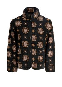 Jack & Jones Velk&eacute; Velikosti - Jack & Jones - Leichte Jacke aus einem recycelten Teddyfleece - 8XL - Čern&aacute;
