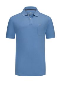 Velké Velikosti - Fynch-Hatton - Polo tričko s náprsní kapsou z piké materiálu - 3XL - Modrá