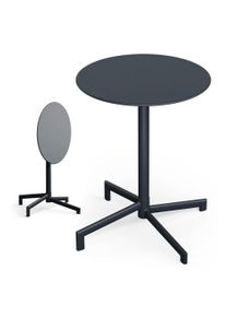 Blumfeldt UrbanEdge bistro stůl, barový stůl, 60 cm, skládací, práškový lak, odolný proti povětrnostním vlivům