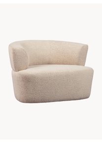 Woood Bouclé křeslo Boris Béžová Š 103 cm, H 80 cm