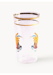 Seletti Sklenice Hands With Snakes Zlatá Sklo Ø 7 cm, V 13 cm, 370 ml