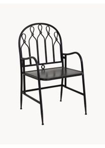 Creaciones Meng Zahradní kovová židle Zylar Černá Š 56 cm, V 96 cm