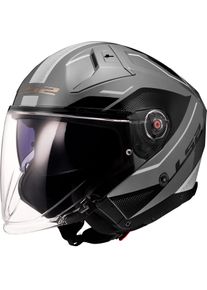 LS2 OF603 Infinity II Veyron, open face helmet , color: Grey/Black , size: XS