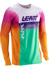 Leatt 5.5 UltraWeld V26 Pinata, jersey , color: Orange/White/Purple/Turquoise , size: L
