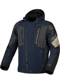 Macna Angle 2.0, textile jacket waterproof , color: Dark Blue/Dark Grey/Black , size: M