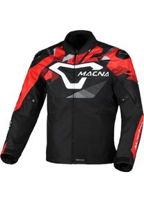 Macna Admyre, textile jacket waterproof , color: Black/Red/White , size: M