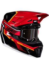 Leatt 7.5 V26, motocross helmet , color: Black/Red/Orange , size: L