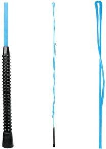 Waldhausen Longierpeitsche, einteilig, ohne Wirbel, azurblau, 200cm