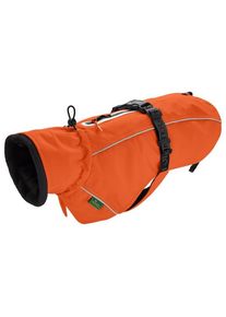 Hunter Mantel Nordby Dog coat (Rücken 30 cm - Hals: 28-38 cm, orange)