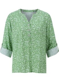 Damske Halenka s dlouh&yacute;mi ohrnovac&iacute;mi ruk&aacute;vy jablkov&aacute;-b&iacute;l&aacute;-potisk ,velikost 42