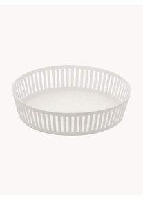 Yamazaki Skladovací koš Tower Bílá Kov Ø 25 cm, V 5 cm