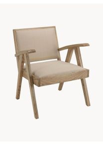 Macabane Křeslo Marie Béžová Š 65 cm, H 65 cm, V 75 cm