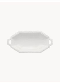Rosenthal Košík na pečivo s úchyty Maria Bílá D 36 cm, Š 18 cm, V 6 cm