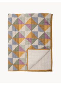Bloomingville Prošívaná přikrývka z organické bavlny Crewe Barevná Bavlna, Organická bavlna Š 125 cm, D 150 cm