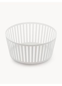 Yamazaki Skladovací koš Tower Bílá Kov Ø 22 cm, V 10 cm