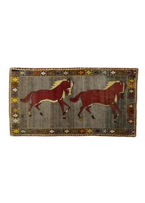 Gabbeh Koberec 190x100 Černá (Írán) Ručně Vázané