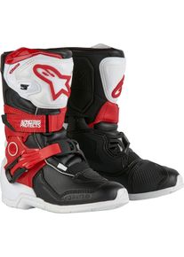 Alpinestars Tech 3S, boots kids , color: White/Black/Red , size: 11 US