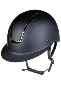 HKM Lady Shield Reithelm, schwarz/schwarz glänzend, M=55-57cm