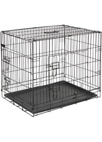 KERBL Pet Gittertransportbox, zweitürig, 76x54x64cm