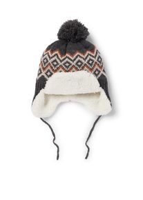 C&Amp;A Čepice s bambulí pro miminka-se vzorem, Šedé, Größe: 50-51