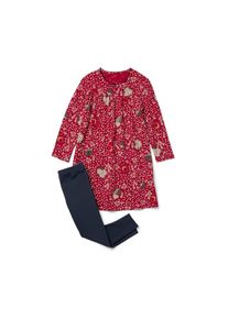 Tchibo - Dětská noční košile s legínami - pro dívky - vel. 98/104 - barva: modrá/s potiskem