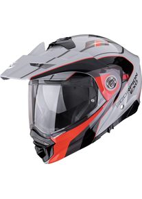 Scorpion ADX-2 Kamps, flip up helmet , color: Grey/Black/Red , size: XL