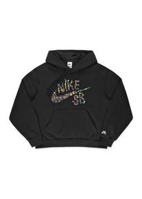 NIKE SB Big Ol Logo Hoodie black white men S