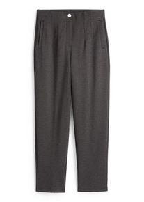 C&Amp;A Žerzejové kalhoty-high waist-slim fit, Šedé, Größe: 46