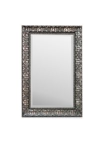 Casa Chic Manresa Nástěnné zrcadlo s dřevěným rámem obdélníkové 90 x 60 cm Vintage