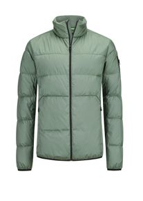 Velk&eacute; Velikosti - BOSS Green - Voděodpudiv&aacute; p&eacute;řov&aacute; bunda Urbanex - 5XL - M&aacute;tově Zelen&aacute;