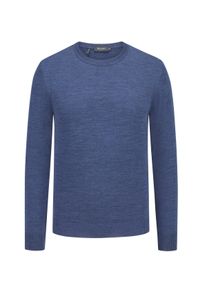 Velk&eacute; Velikosti - Maerz - Lehk&yacute; kulat&yacute; svetr z merino vlny, kter&yacute; lze pr&aacute;t v pračce - 60 - Ultramar&iacute;n