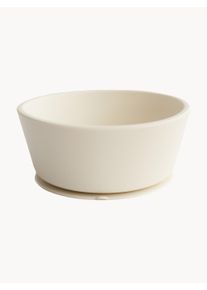 mushie Dětská miska s přísavkou Suction Bílá Umělá hmota Ø 12 cm, V 5 cm