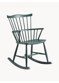 FDB M&oslash;bler FDB M&oslash;bler Ručně vyroben&eacute; houpac&iacute; křeslo z bukov&eacute;ho dřeva J52G Zelen&aacute; Masivn&iacute; dřevo, Dřevo &Scaron; 73 cm, H 56 cm