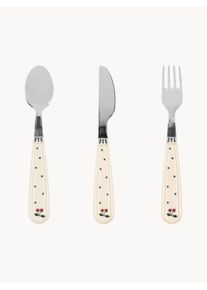 Konges Slojd Sada dětsk&yacute;ch př&iacute;borů Navy Dot, 3 d&iacute;ly Barevn&aacute; Kov D 15 cm