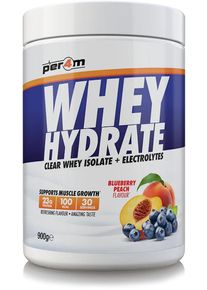 Per4m Whey Hydrate, 900g Dose, Blueberry Peach
