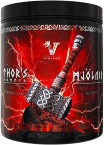 Viking Power Thor ́s Hammer Pre-Workout, 500 g Dose, Strawberry Storm