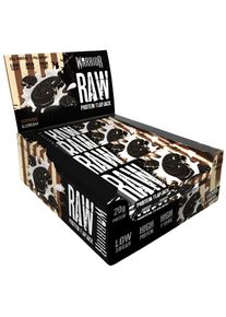 Warrior Raw Protein Flapjacks, 12 x 75g Riegel, Cookies & Cream