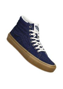 Vans Skate Sk8-Hi Shoes blue denim men US 10