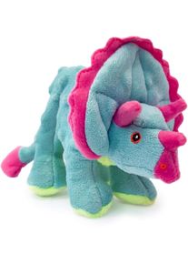 goDog Dino Frills Plüschspielzeug, pink/türkis, S