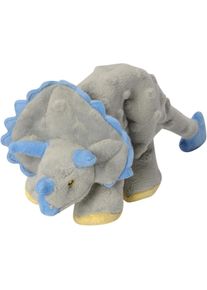 goDog Dino Frills Plüschspielzeug, grau/blau, L