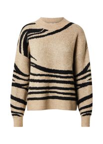 Jacqueline de Yong JDY Ženy Svetr 'Lincon' p&iacute;skov&aacute; / čern&aacute; S