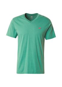 Levi's LEVI'S Muži Tričko 'Housemark V-Neck Tee' smaragdová L