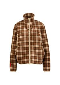 The Mountain Studio Women's Soft Wool Pile Jacket Fleece jacket Women (S, brown)